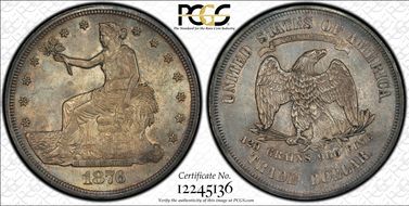 1876 T$1 MS64