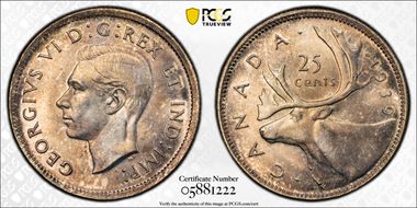 1939 25C MS65