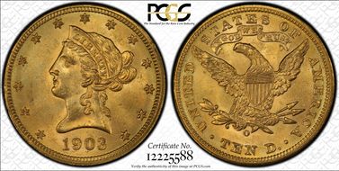 1903-O $10 MS64