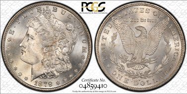 1879-S $1 MS66