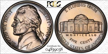 1940 5C Reverse of 1940 PR66