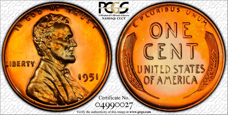 Cert 04990027 - Coin Image