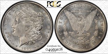 1895-S $1 MS64