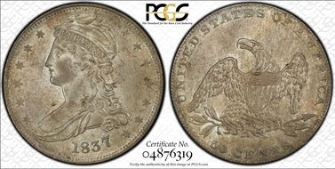 1837 50C GR-12 MS62+