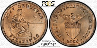 1928-M 5C Allen-4.15 MS65