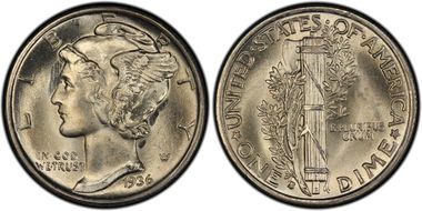 1936-S 10C FS-110 MS65FB