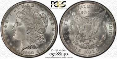 1890-O $1 MS65