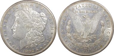 1892-CC $1 AU53