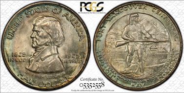 1925 50C Fort Vancouver MS67