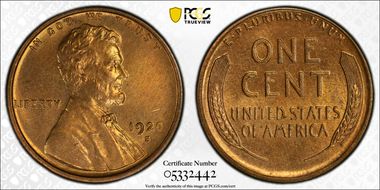 1920-S 1C MS65+ RD