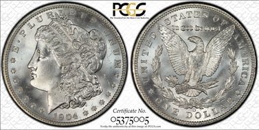 1904-O $1 MS66
