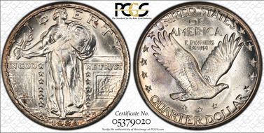 1928-S 25C MS66FH