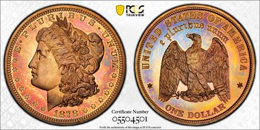 1878 $1 J-1565 PR65RD