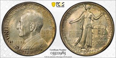 1936 50C Lynchburg MS66