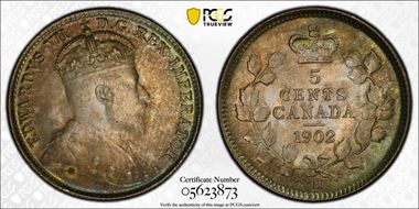 1902-H 5C Large H MS66