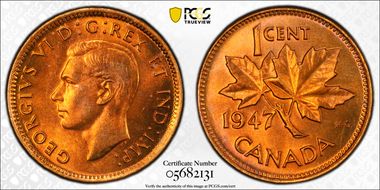 1947 1C MS66RD