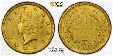 1851-C G$1 MS65+