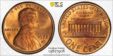 1978-D 1C MS66RD