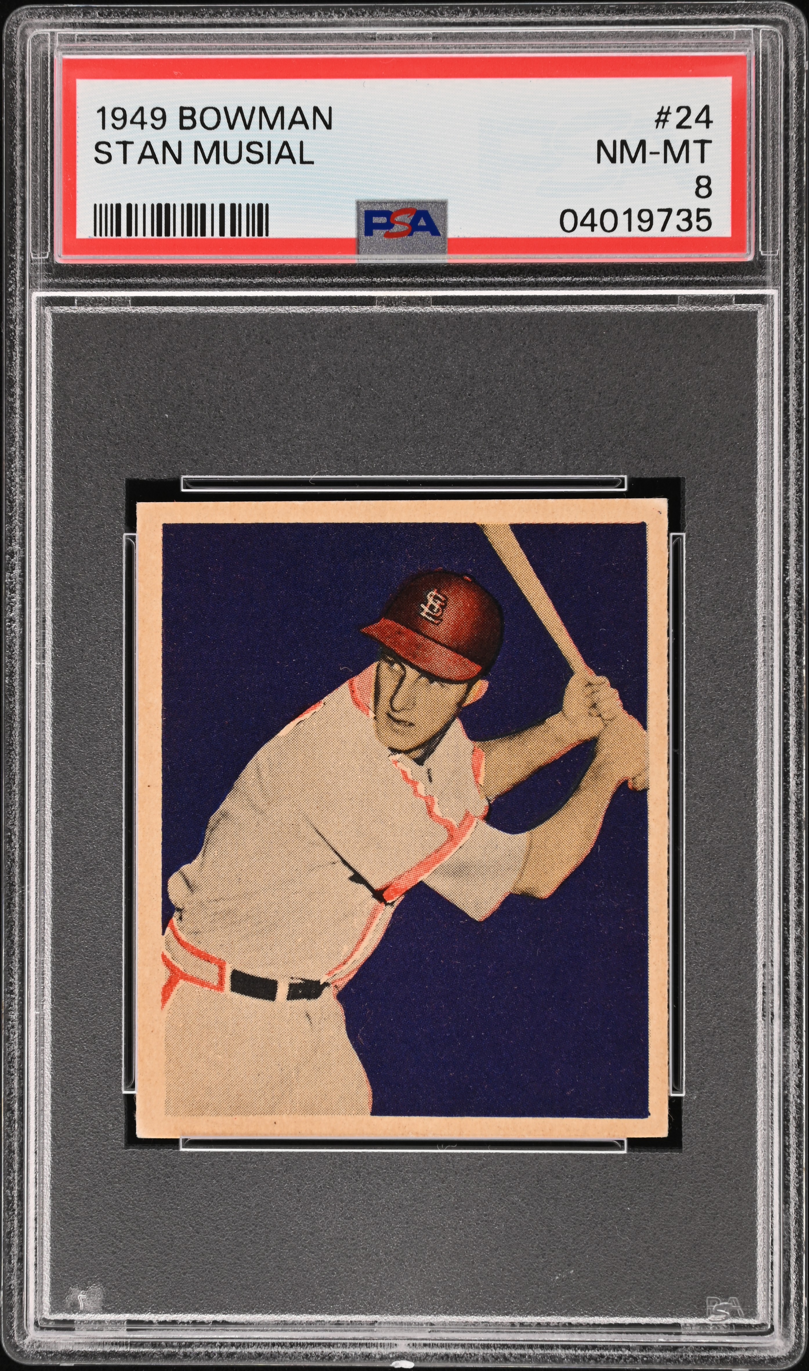 1948 STAN MUSIAL Leaf 4 Baseball Card Print Vintage 