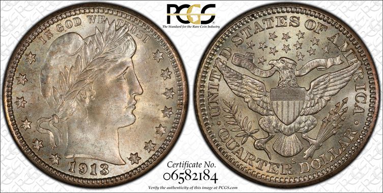 Cert 06582184 - Coin Image