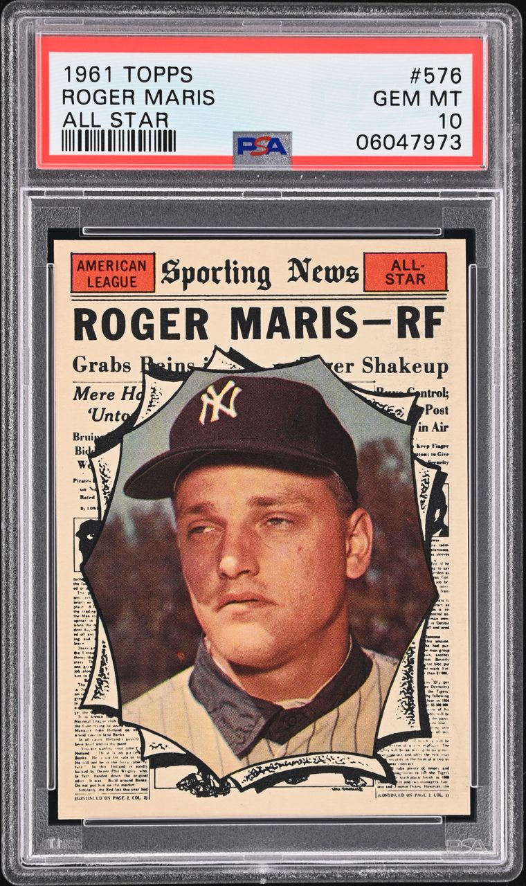 Roger Maris Sports Illustrated October 2, 1961 Slabbed CGC