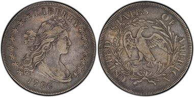 1796 $1 BB-61 VF30