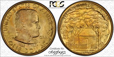 1922 G$1 Grant, Star MS68