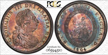 1804 Bank $ ESC-1925 S-3768 MS65