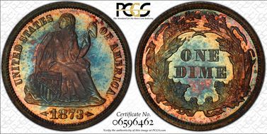 1873 10C Arrows PR66