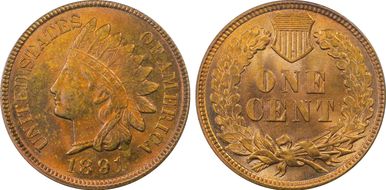 1891 1C MS64RB