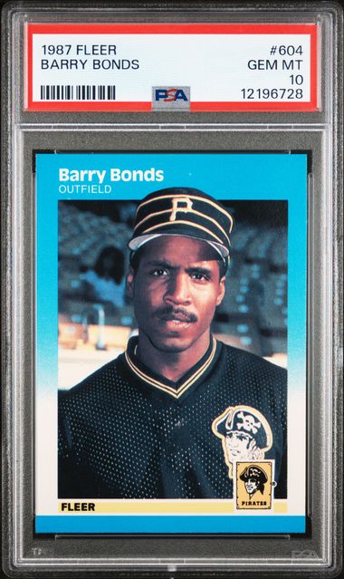 1987 Fleer FLEER #604 Barry Bonds front