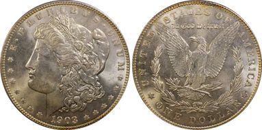 1903 $1 MS67