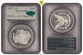1897-S $1 MS63DMPL
