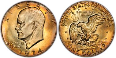 1974 $1 MS66