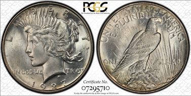 1927-D $1 MS63