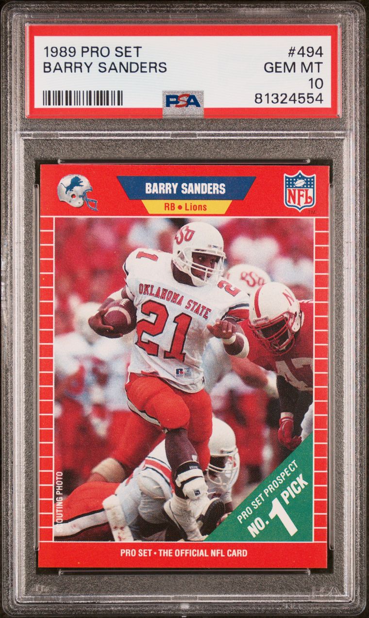 1999 Upper Deck GAME JERSEY Barry Sanders Authentic Game Used Jersey Lions