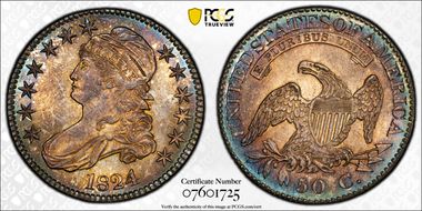 1824 50C O-106 MS66