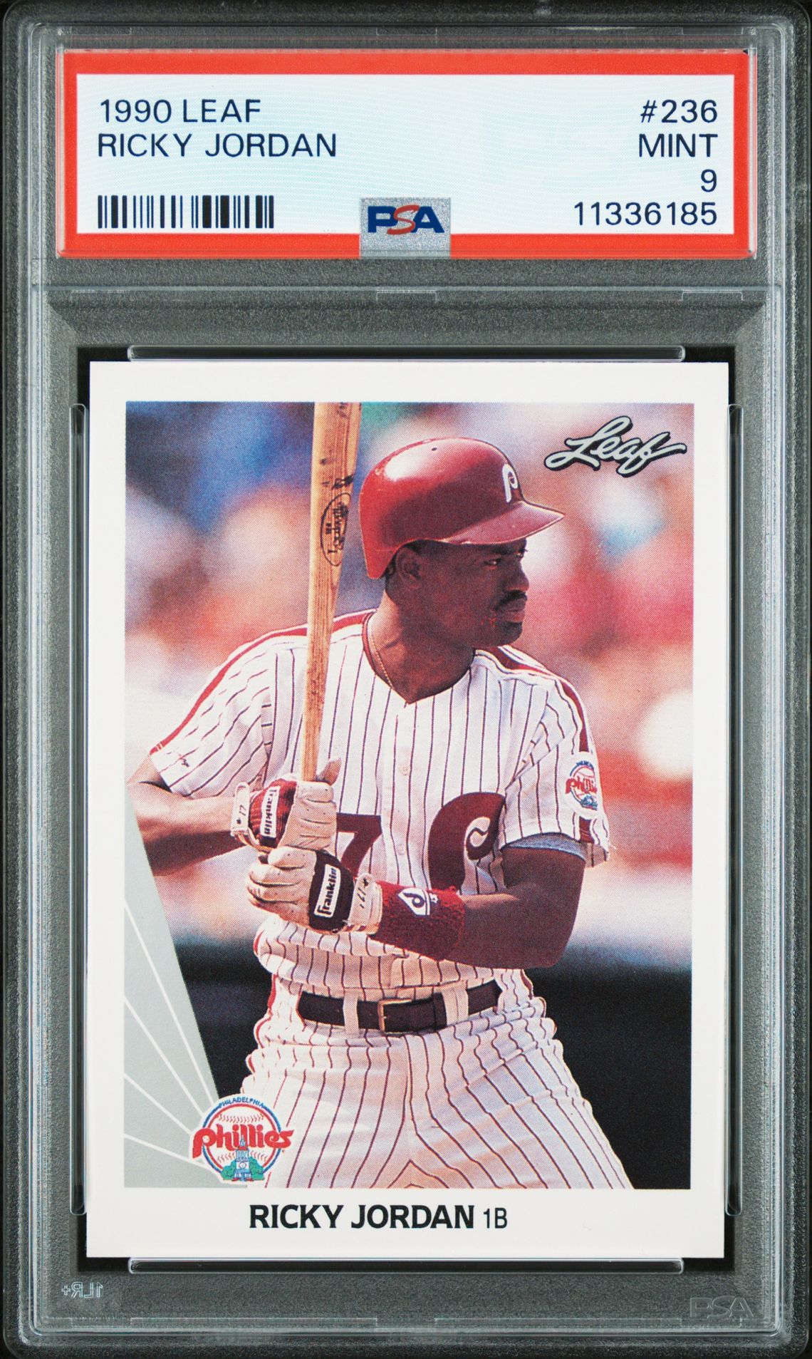 1990 Leaf LEAF #236 Ricky Jordan front
