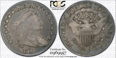 1807 50C Draped Bust F15