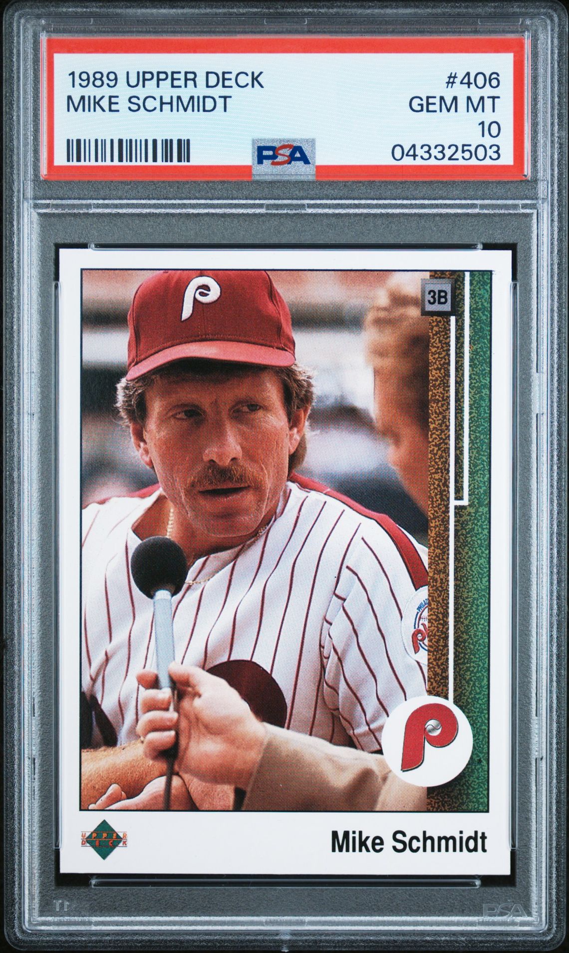 1989 Upper Deck UPPER DECK #406 Mike Schmidt front