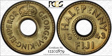 1943-S 1/2D MS66