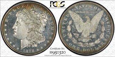 1878 7TF $1 R78 VAM 84 Line Under 8 MS63DMPL