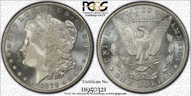 1879-S $1 MS65