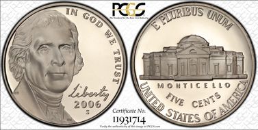 2006-S 5C Monticello PR70DCAM