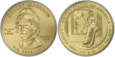 2007-W $10 Dolley Madison First Strike MS70DMPL