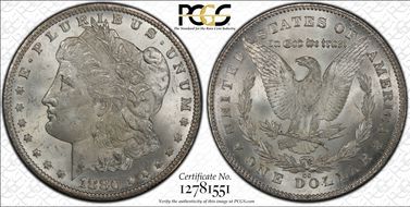 1880/79-CC $1 VAM 4, Rev. of '78 MS63