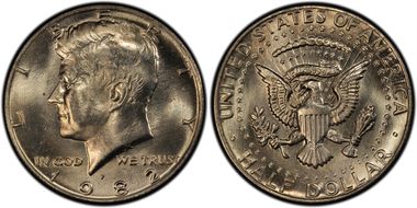 1982-P 50C No "FG" FS-901 MS66