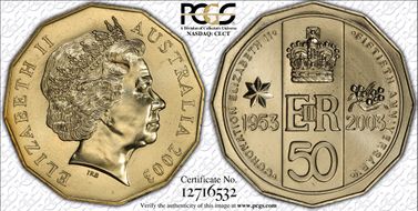 2003 50C Coronation MS67