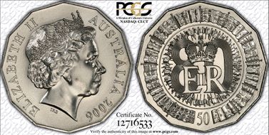 2006 50C 80th Birthday MS66