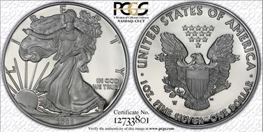 2008-W $1 Silver Eagle First Strike PR70DCAM